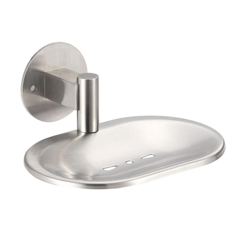 Vliegende Schotel Zeepbakje Rvs Zeep Houder Voor Badkamer En Douche Zeep Houder Double Layer Aftappen Zeepkist