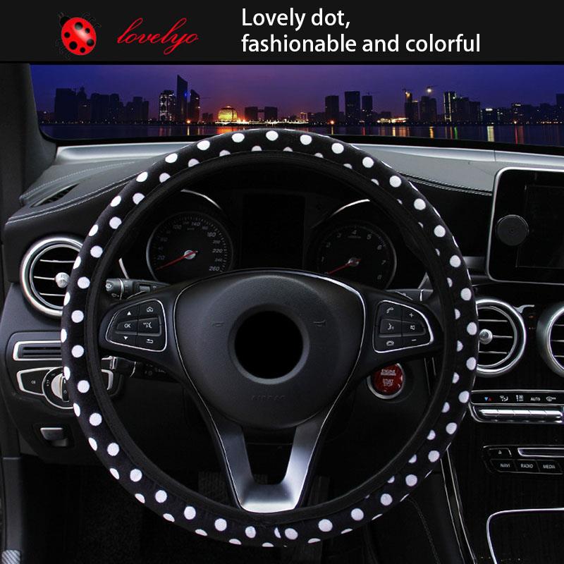 Funda protectora para Volante de coche DIY, Funda suave de felpa, estilo de Volante de coche de ruedas, accesorios para coche Interior, Funda Volante