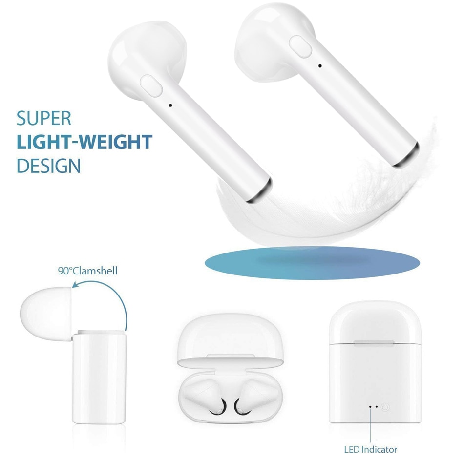 I7s Tws Bluetooth 5.0 Oortelefoon Mini Draadloze Oordopjes Sport Oortelefoon Draadloze Headset Met Microfoon Voor Iphone Xiaomi Lg Telefoon