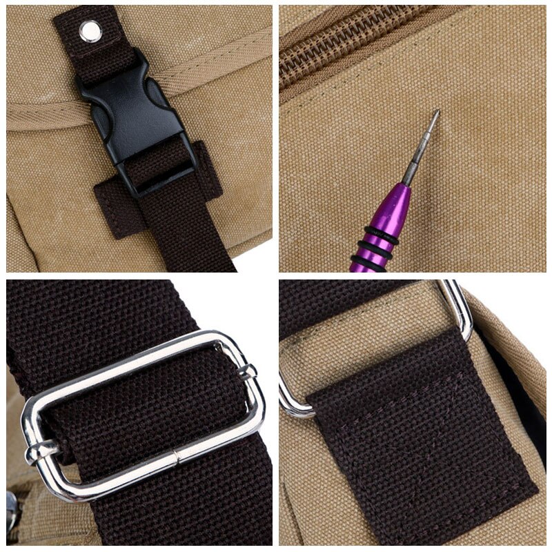 Top Outdoor Professionele Canvas Sport Sporttas Messenger Reizen Crossbody Tassen Fitness Schoudertas