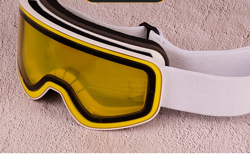 High End Ski Goggles Mountaineering Snow Mountain Goggles Unisex Fit Myopia Windproof Anti UV Good Ski Equipment: green