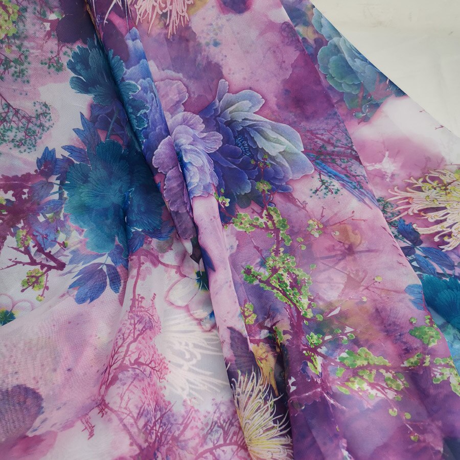 Tissu en mousseline de soie 30D pour robe de danse, matériel de Costume pour Cosplay de scène à monter soi-même: A