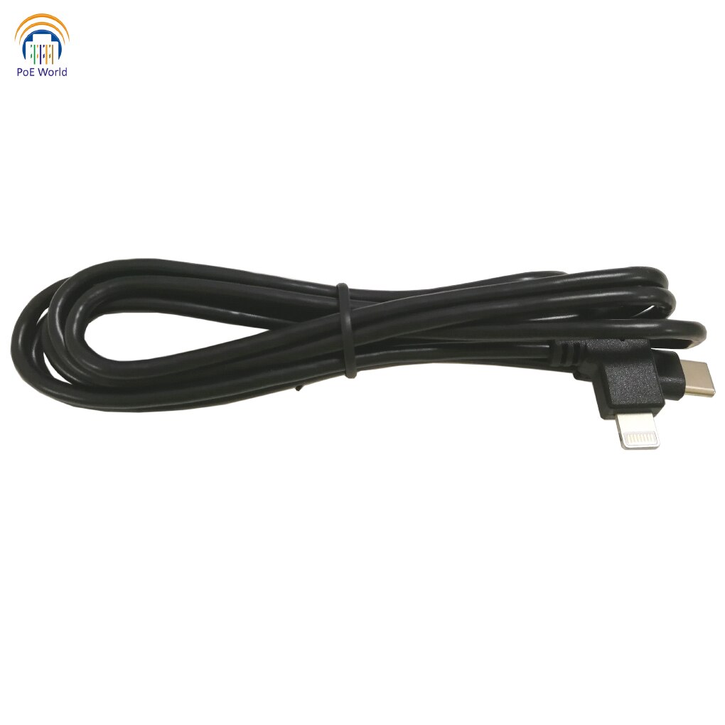 1.5 Meter USBC Connector to Lightning Connector Cable PoE for Ipad Iphnoe devices Power+Data in one cable