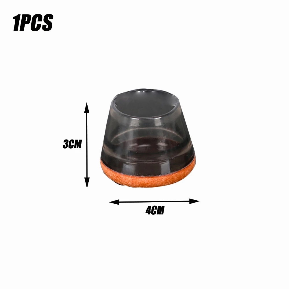 Coussinets de protection coordonnants en caoutchouc pour pieds de chaise, couvre-pieds, meubles, table, intérieur, maison, extérieur, bureau, jardin, 1/4 pièces: Or brillant