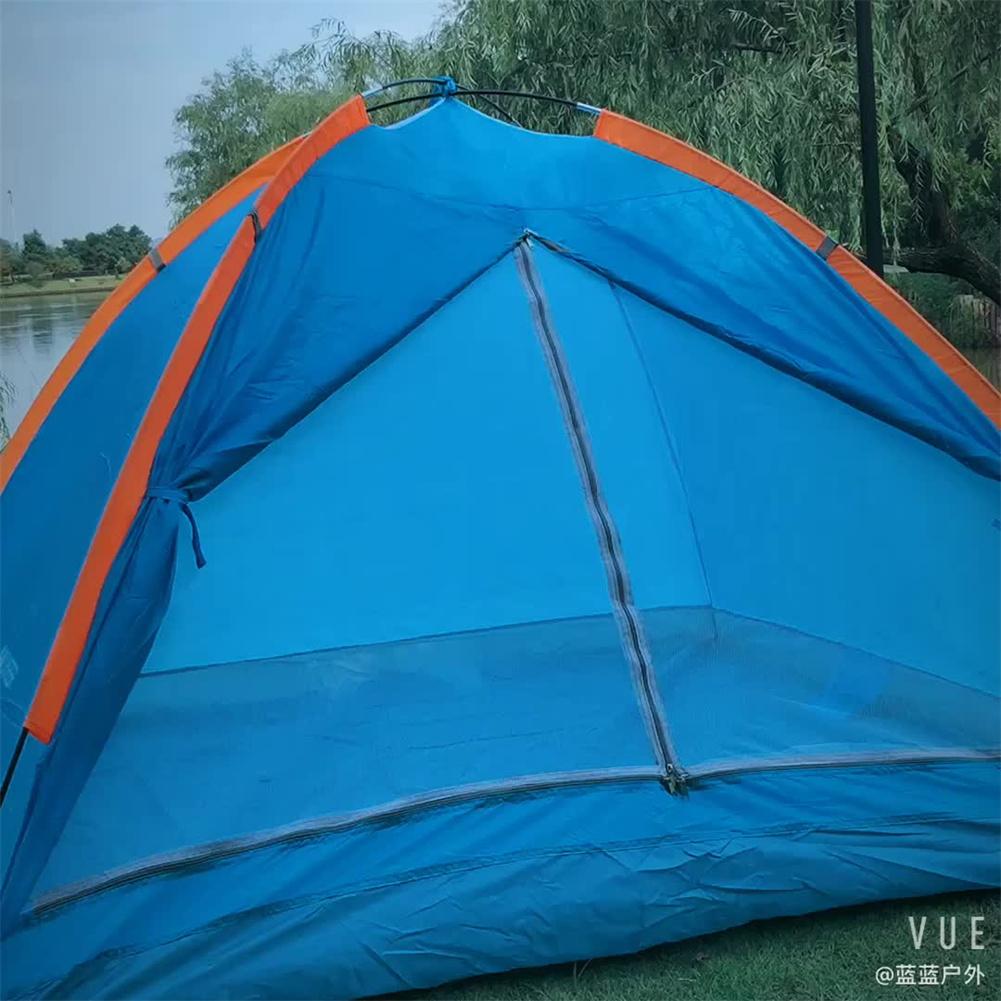 Outdoor Camping Tent 3/4 Person Easy Set Up Waterproof Windproof Lightweight Family Tent For Camping Glamping Hiking Travel Tent
