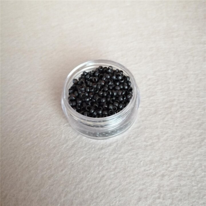 Perles pour extensions capillaires, en cuivre, nano anneaux, 1000 pièces, 2.5mm: color3 Dark brown