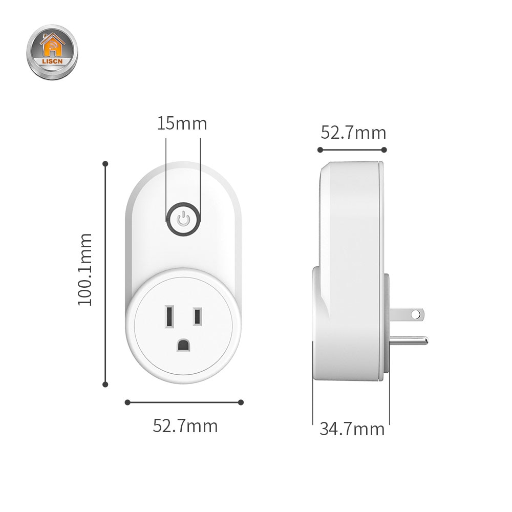 AU US JP UK EU Plug Smart Socket 10A Smart Plug WiFi Wall Outlet Remote Control Alexa Google Home Electrical Outlet Smart Home