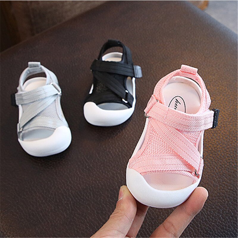 sommer Kleinkind Kleinkind Schuhe Baby Mädchen Jungen Kleinkind Sandalen Nicht-Unterhose Atmungsaktive Sanft Kind Anti-kollision Schuhe