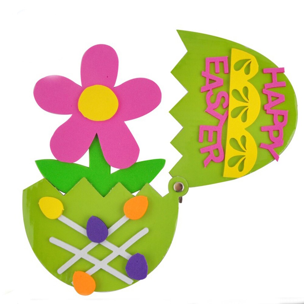 4PCS Easter DIY Material Kit Educational Easter Egg Making Material for Child Kids Girl