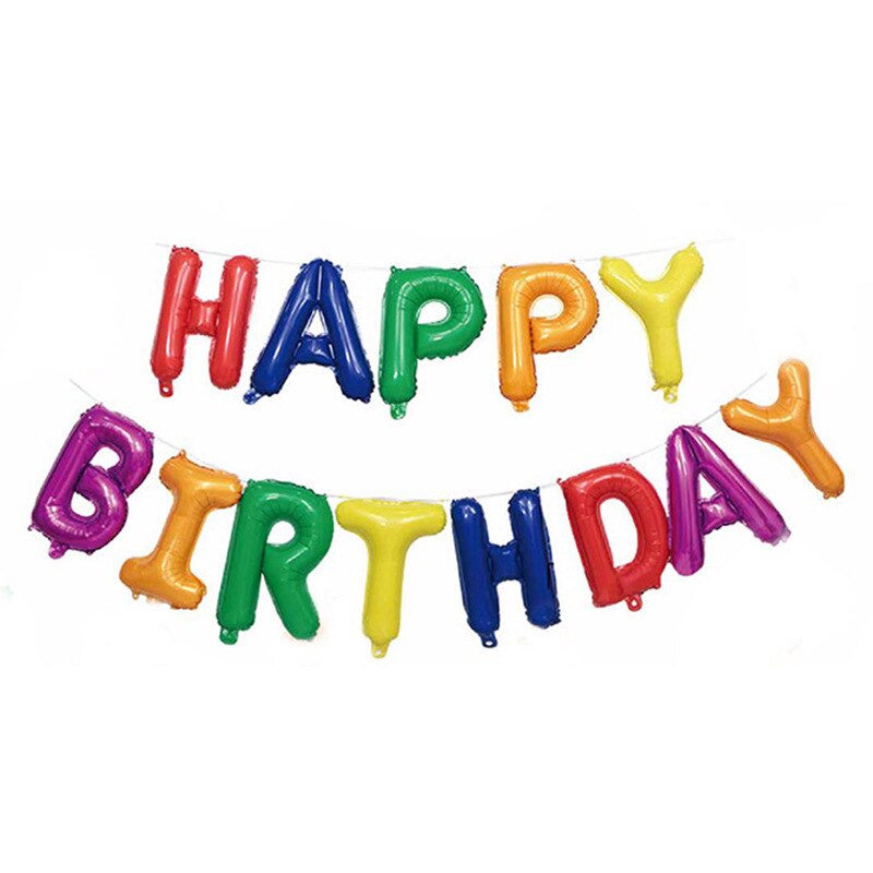 16-inch Geburtstag Paket Ballon Englisch Brief Set Aluminium Ballon geburtstag luftballons geburtstag party dekorationen erwachsene: A8A9