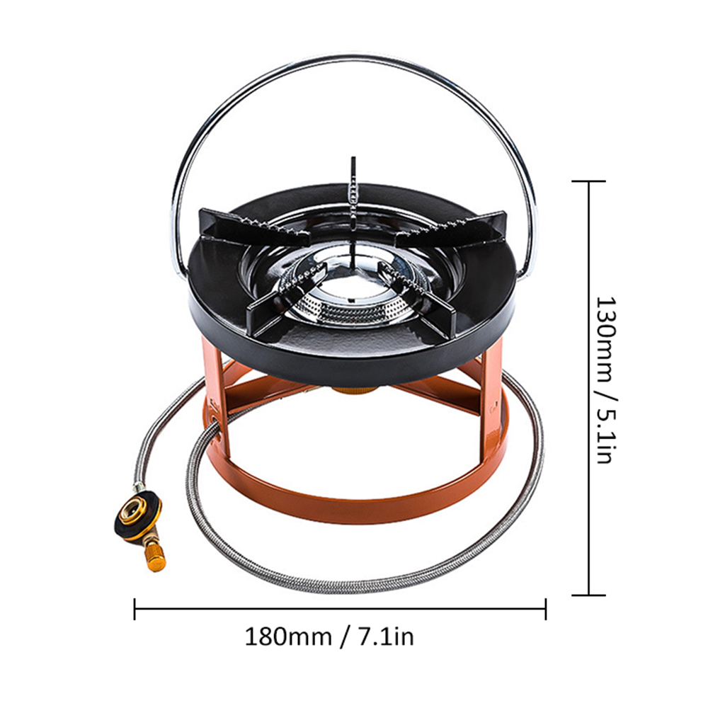 2700W Camping Gasfornuis Draagbare Outdoor Fornuis Gasbrander Mobiele Keuken Voor Camping Wandelen Backpacken Picknick