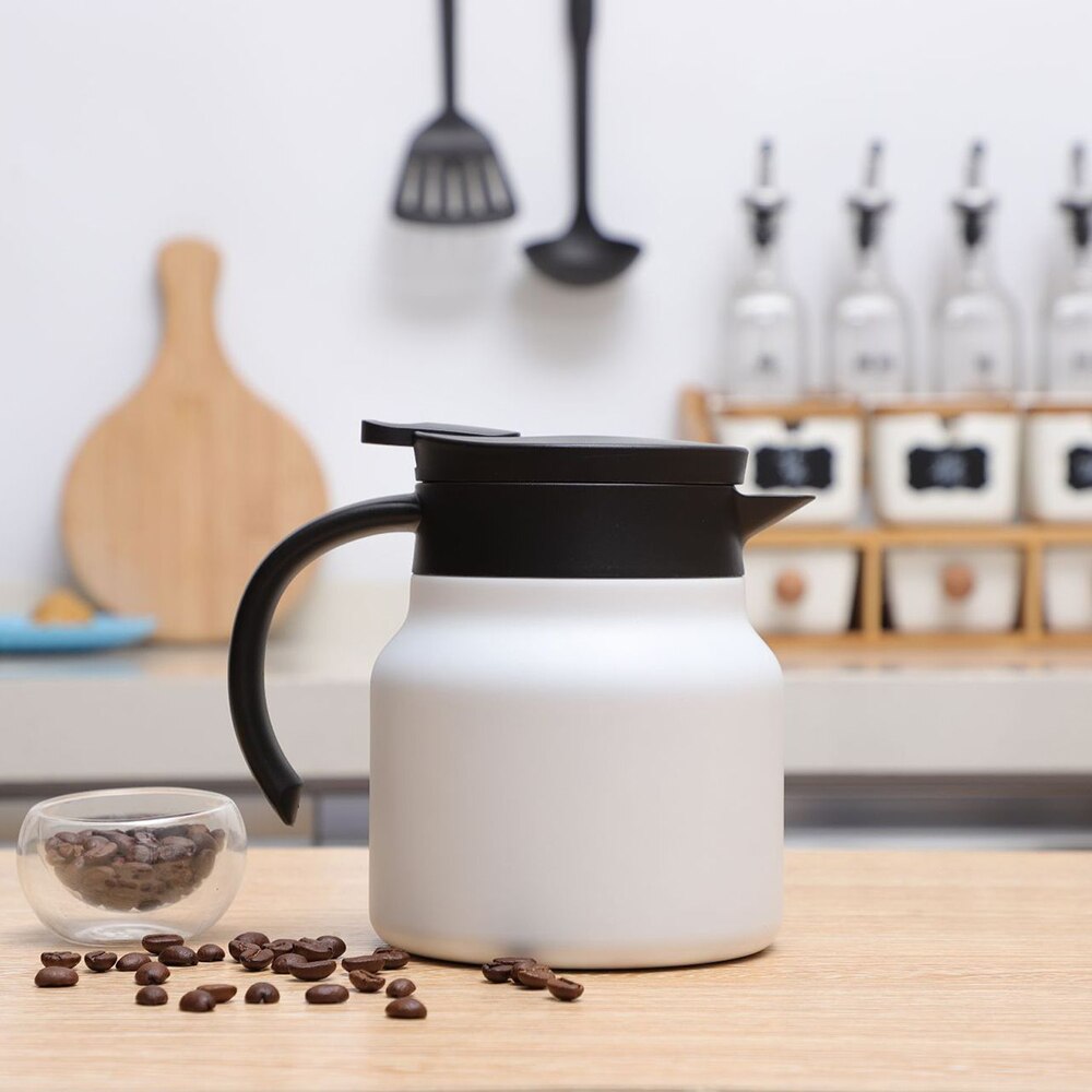 800ML Coffee Carafe Stainless Steel Thermal Pot Coffee Vacuum Flask Insulated Coffee Thermos For Coffee Milk Tea