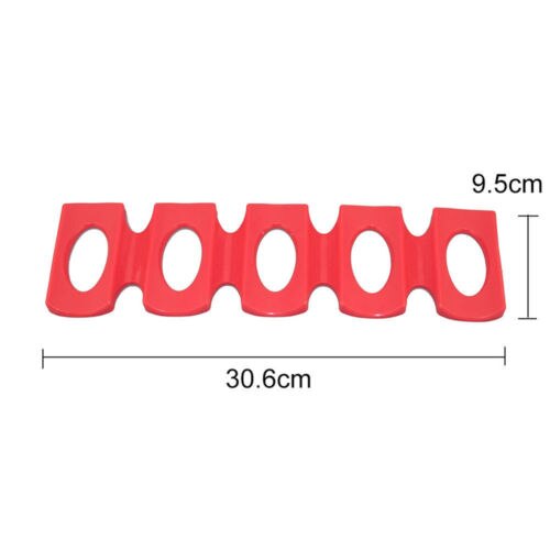 Køleskab silikone pad folde øl dåse vinflaske rack pladsbesparende stabling værktøj
