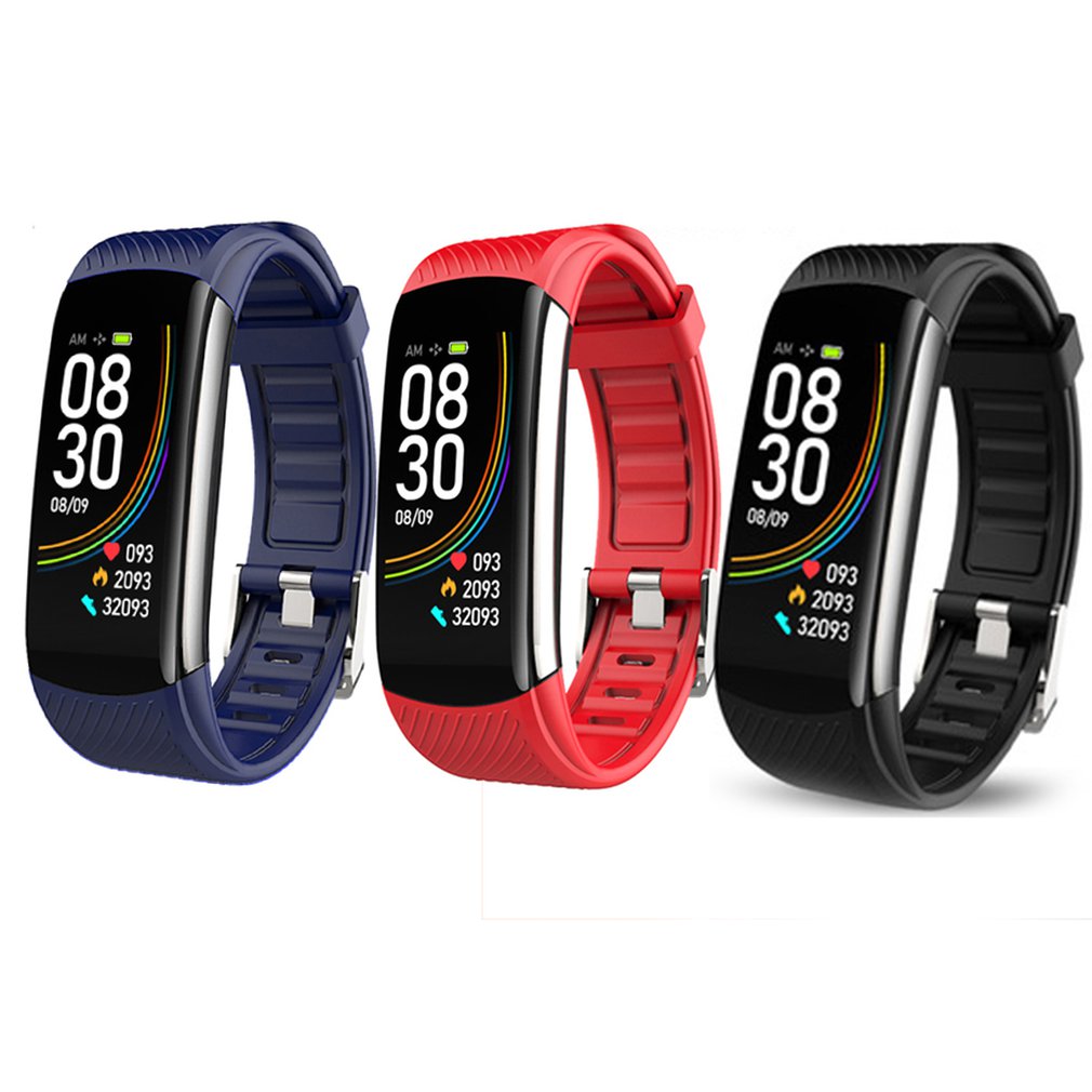 C6s smarte uhren, 0.96- zoll-sportarmbanduhren, herzfrequenzmessung, blutdruckmessung, schlafüberwachung, nachrichtenfunktion, fitness-smartwatch