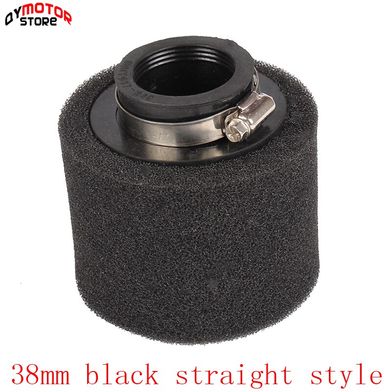 38Mm Atv Pit Dirt Bike 45 Graden Schuine Foam Air Filter Pod Cleaner 110cc 125cc Rode CRF50 XR50 Crf: 38mm black stright