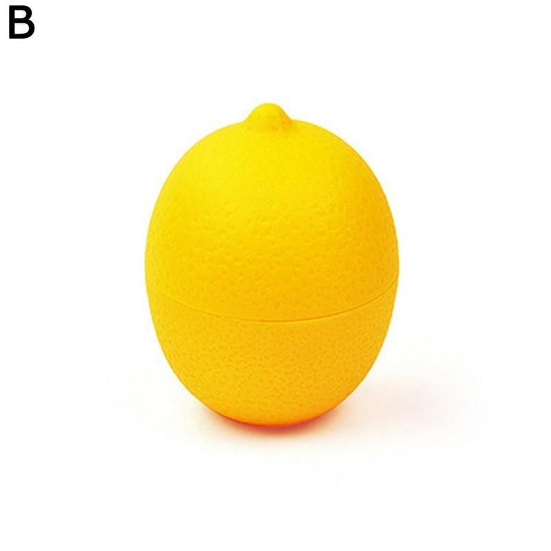 1pc Food Storage Box Plastic Vegetable Shape Fruit Lemon Chili Preservation Sealed Onion Accessories Box Kitchen Tomatoes G N2J8: Lemon