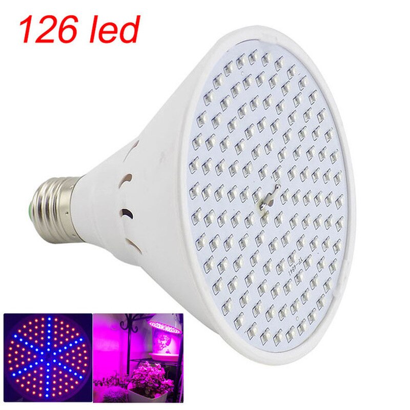 Full Spectrum Plant Grow Led Light Bulbs Lamp Lighting for Seeds Hydro Flower Greenhouse Veg Indoor Garden E27 Phyto Growbox