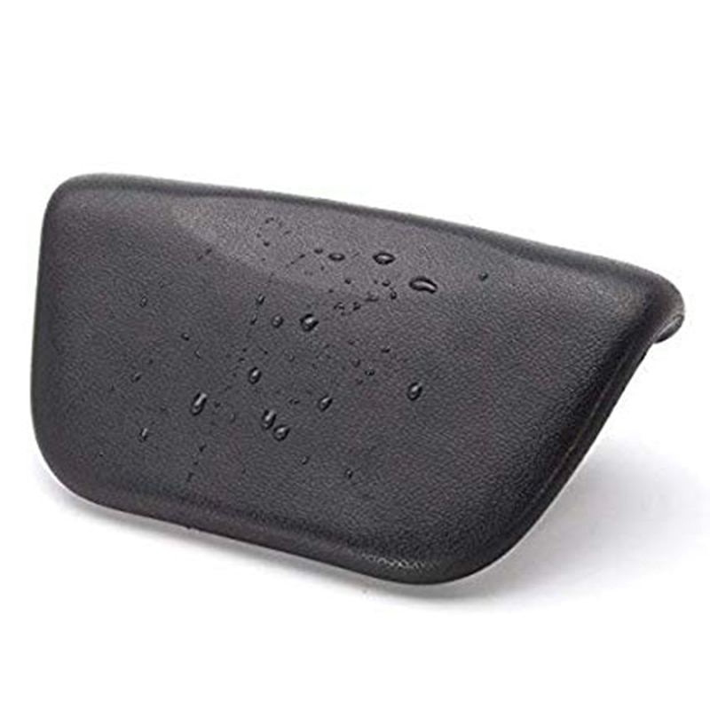 -spa badekar pute pu badepute med sklisikre sugekopper, ergonomisk hjemmespa hodestøtte for å slappe av hode, nakke, rygg og: Default Title