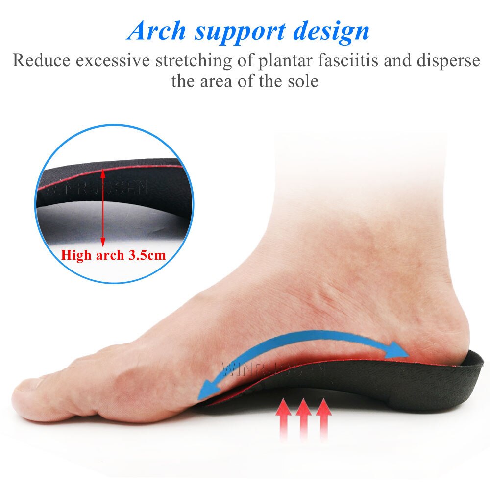 EVA Arch Support Flat Foot Health orthopedic Insoles for feet men and women OX Leg pads insert insoles for feet