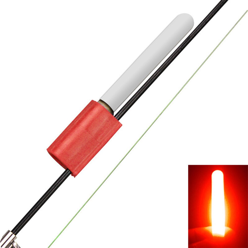 Luminous Fishing LED Light Stick Waterproof Electronic Glow Sea Float Rod: Red