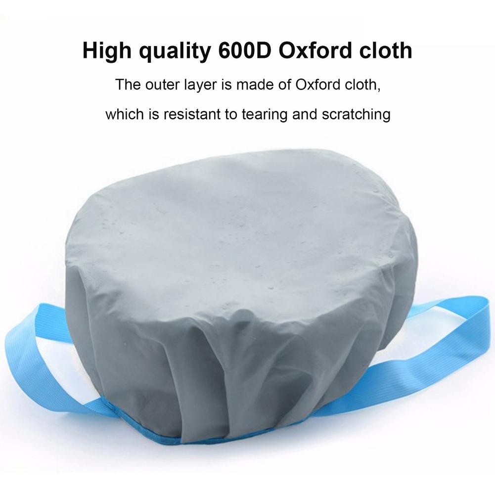 Bassin d'eau pliable Portable multifonctionnel, Membrane étanche en PEVA pliable d'une seule pièce Barre de bain de pieds