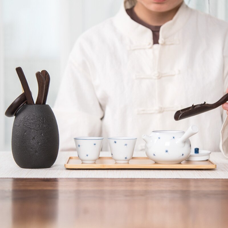 Conjunto da cerâmica da cerâmica do chá tangpin acessórios do chá do café utensílios de chá