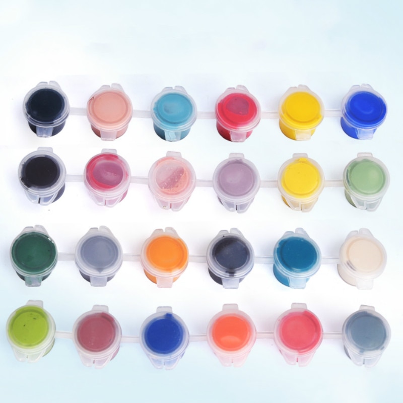 Keramisk maling pigment keramisk pigment under temperatur glasur 6 farve strimmel mini strimmel keramisk maleri: Default Title