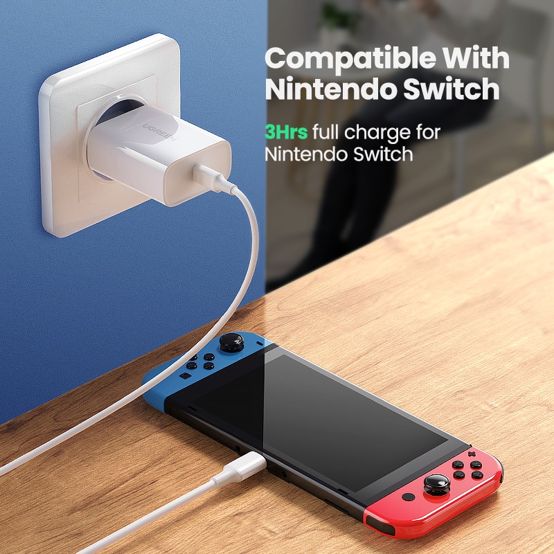 Ugreen PD chargeur 30W USB Type C chargeur rapide pour iPhone 12 X Xs 8 Macbook téléphone QC3.0 USB C Charge rapide 4.0 3.0 QC PD chargeur