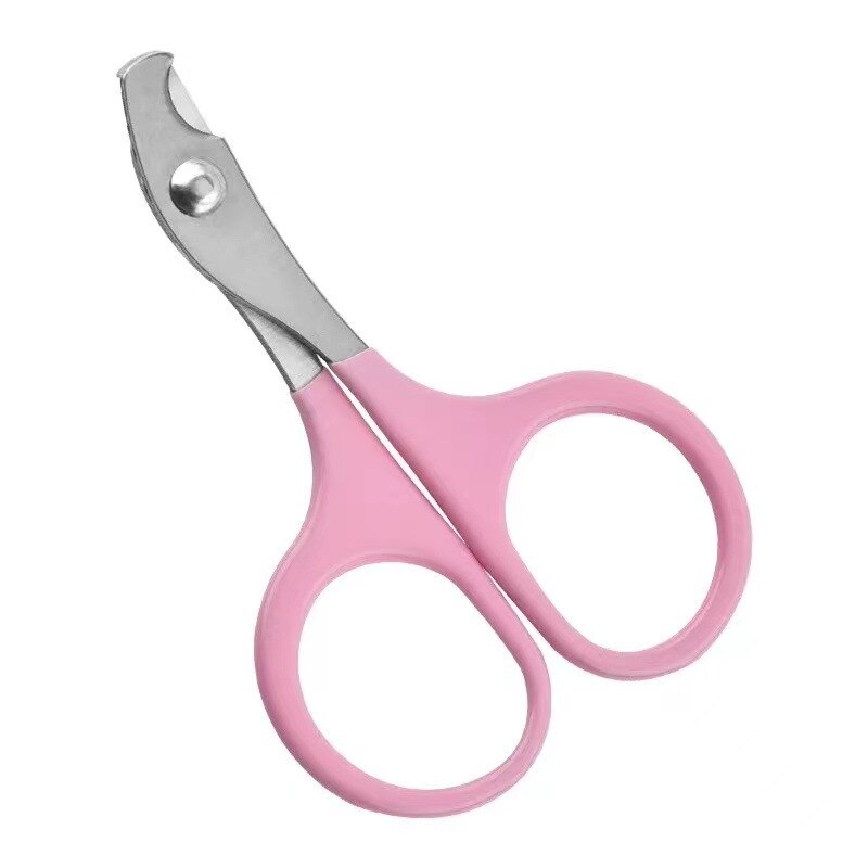 1 Pc Pet Dog Puppy Nail Clippers Toe Claw Scissors Trimmer Pet Grooming Products for Small Dogs Cats Puppy: Pink