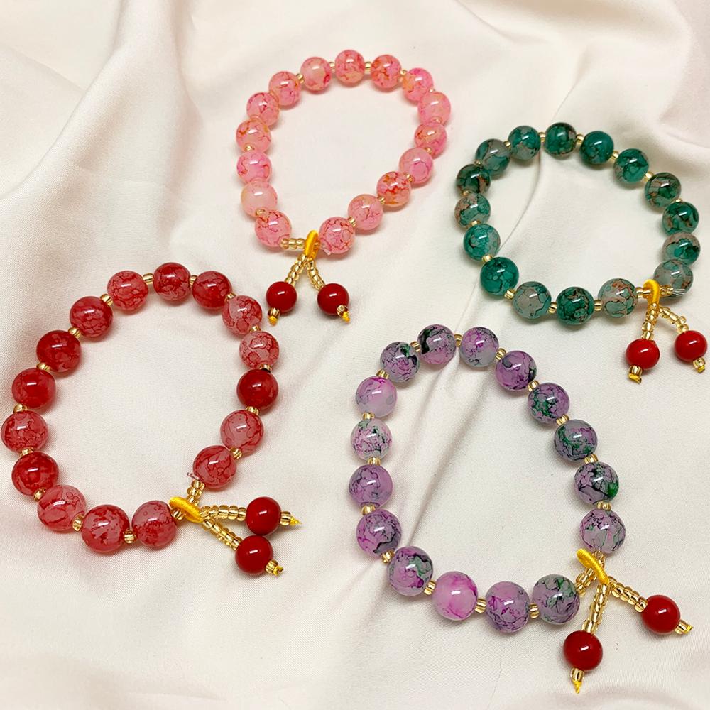 10mm Natural Stone Beaded Bracelet Multi-colored Jewelry for Women Bracelet Bangle for the Year