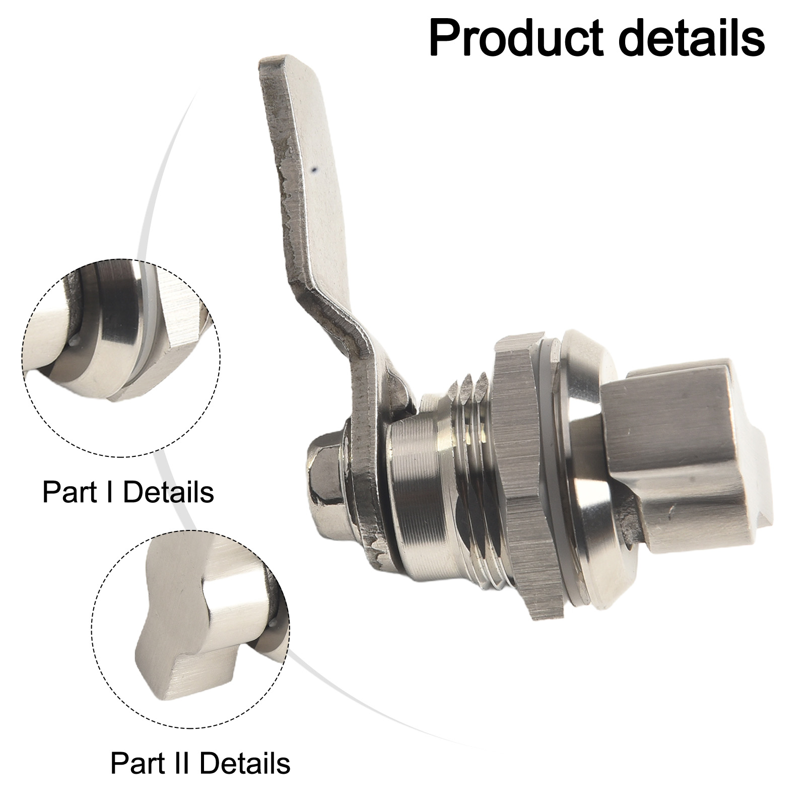 Keyless Cabinet Cam Lock Cylindrical Tongue Lock Distribution Cabinet Door Lock Security Drawer Filing Cabinet Mail Box Locker