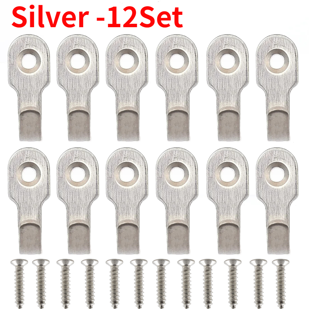 Juego de 20/1 Mini gancho en forma de J con tornillo, artículos de acero inoxidable, estante para llaves, ganchos de perforación de pared, accesorios de cocina, accesorios de baño: Rose Gold