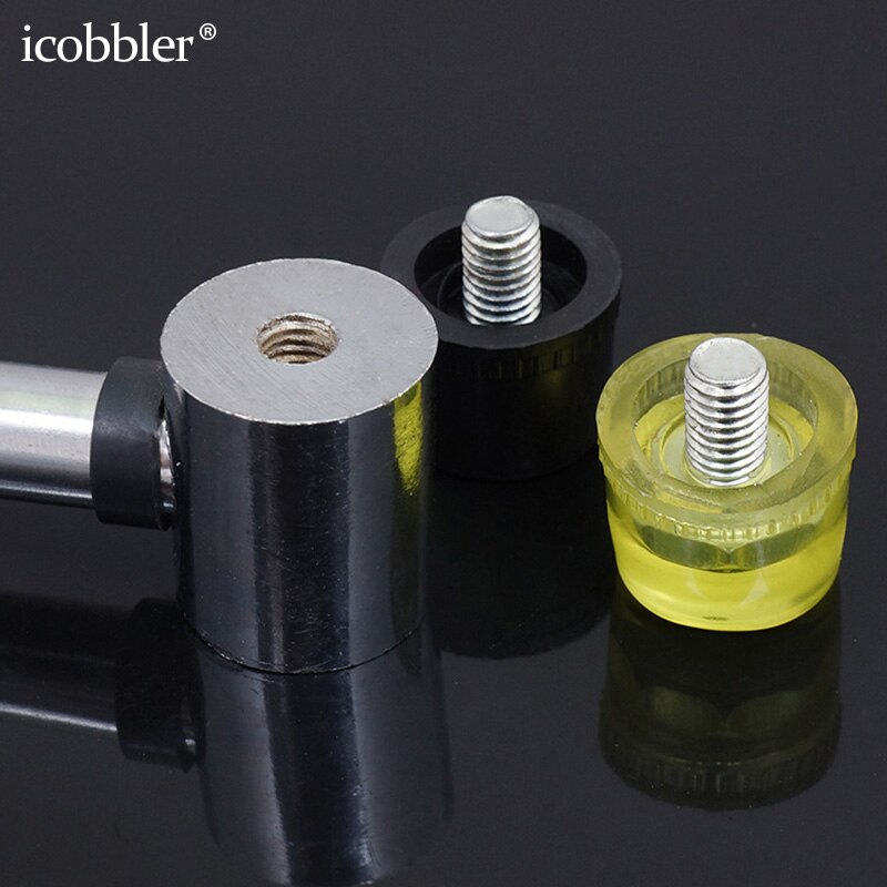 Morbido Leggero maglio con Doppia Faccia di Gomma e Plastica Dura e non scontrino presa Perfetto per Gunsmithing Strumenti di Artigianato in Pelle