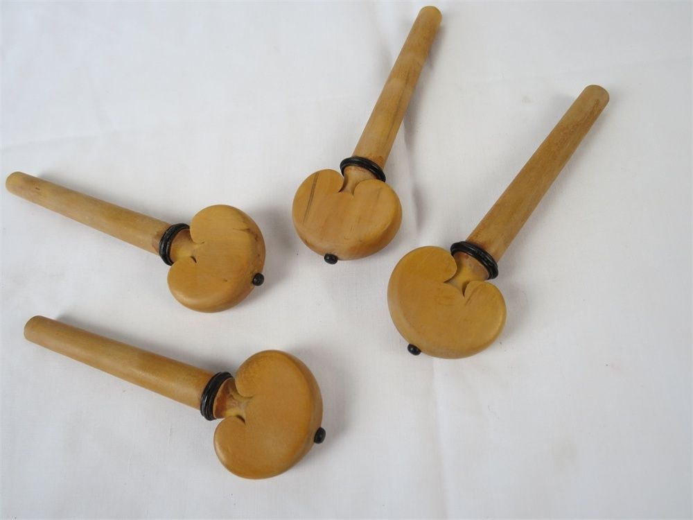 one set cello pegs natural boxwood,musical instrument part