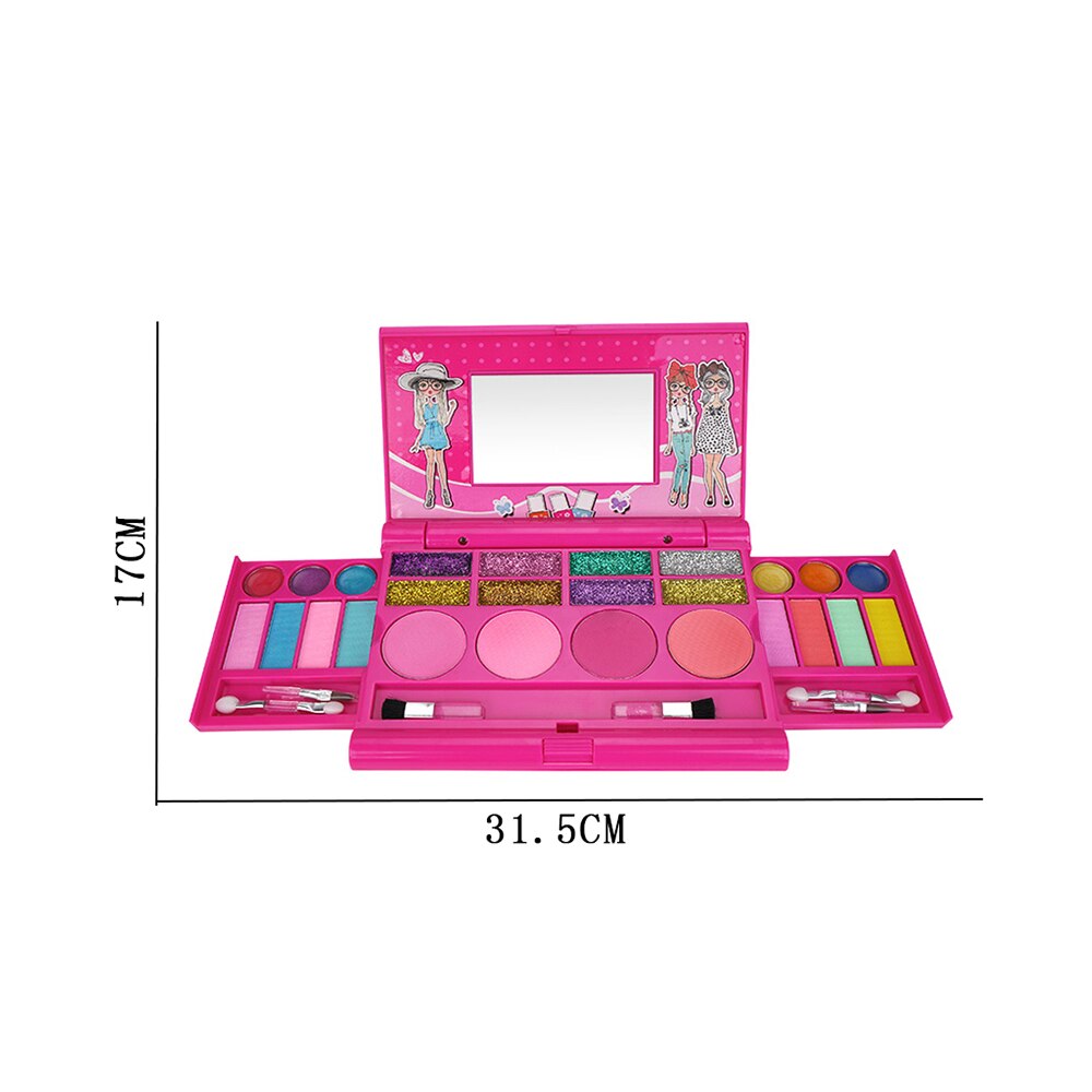 Toys for Girls Frozen Girls Makeup Kit ToKids Washable No Irritation To The Skin Makeup Set Girls Play Cosmetics Set