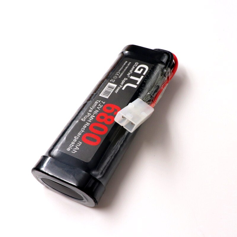 nvizyeu 7.2v nimh batterij, 1500mah AA oplaadbare 7.2v rc batterij