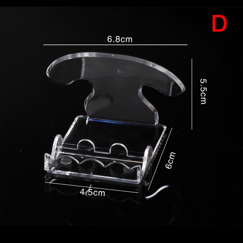 Acrylic Bracelet Jewelry Wrist Watch Display Rack Holder Show Case Stand Tool Clear Plastic Display: D