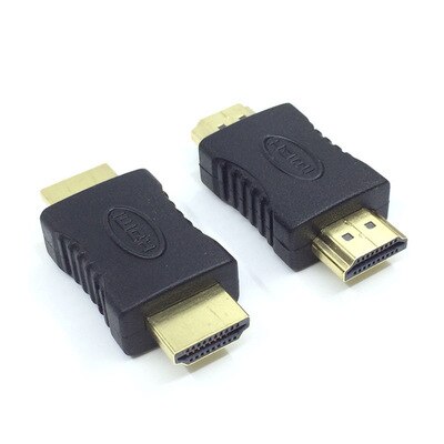 Hdmi male to male coupler extender adapter plug f/f for hdtv  hd 1080p