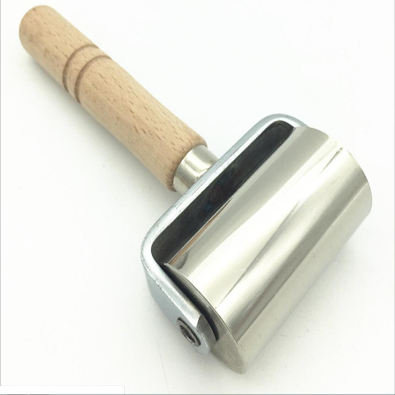 Gold 26/60 / 100mm leather DIY hand crease tool leather craft DIY handmade cowhide leather tools leather roller edger