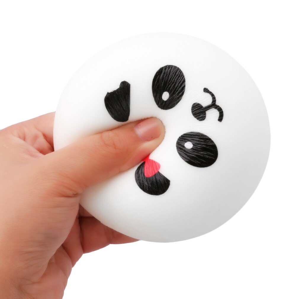10cm draagbare, leuke, grote, squishy-speelgoed in panda-vorm, langzaam opkomend, speelgoed voor kinderen, mobiele telefoonhanger voor tassen