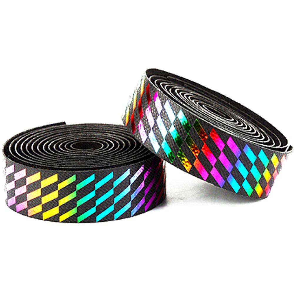 Road Bike Handlebar tapes Rainbow color EVA PU Tape Durable Shock-Proof Bartape BarTape