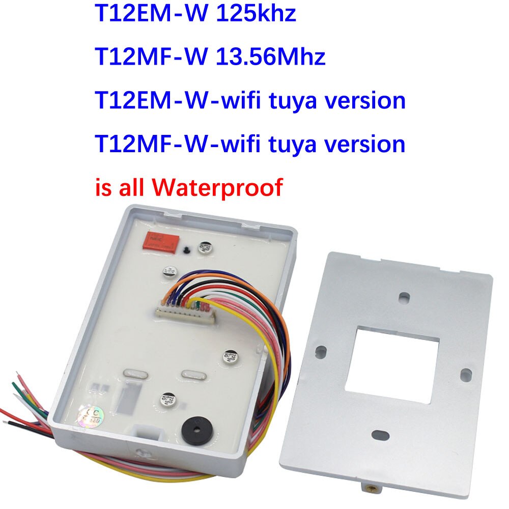 IP68 Waterproof Backlit Touch Keypad Wifi bluetooth Access Control 125Khz 13.56Mhz RFID Standalone Access Controller Tuya App
