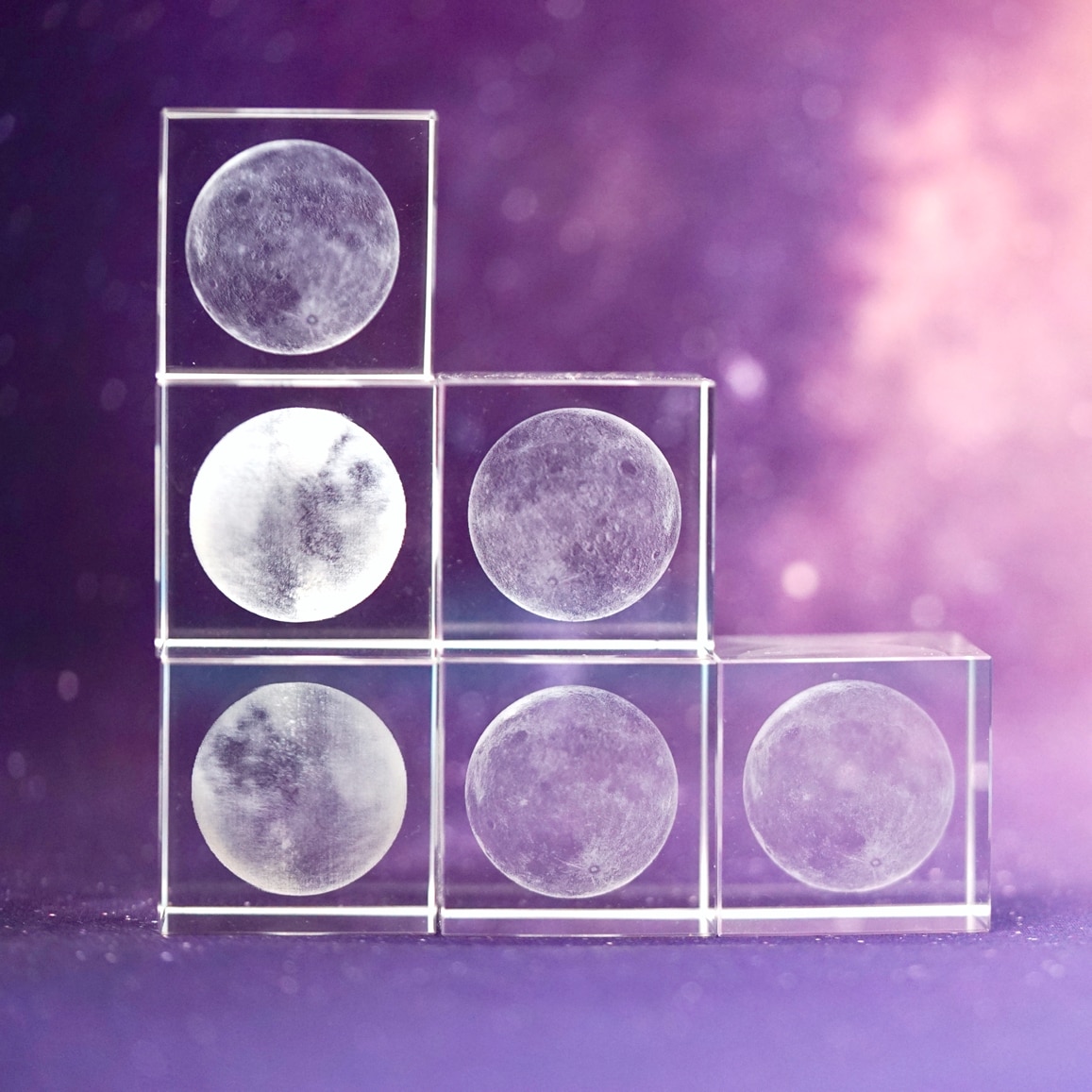 Kristal Kubus Decoratie Gesneden Planeet Transparante Kleine Vierkante Presse-papier Kubus Kristal Creatieve Foto Kunstmatige Cube Prism