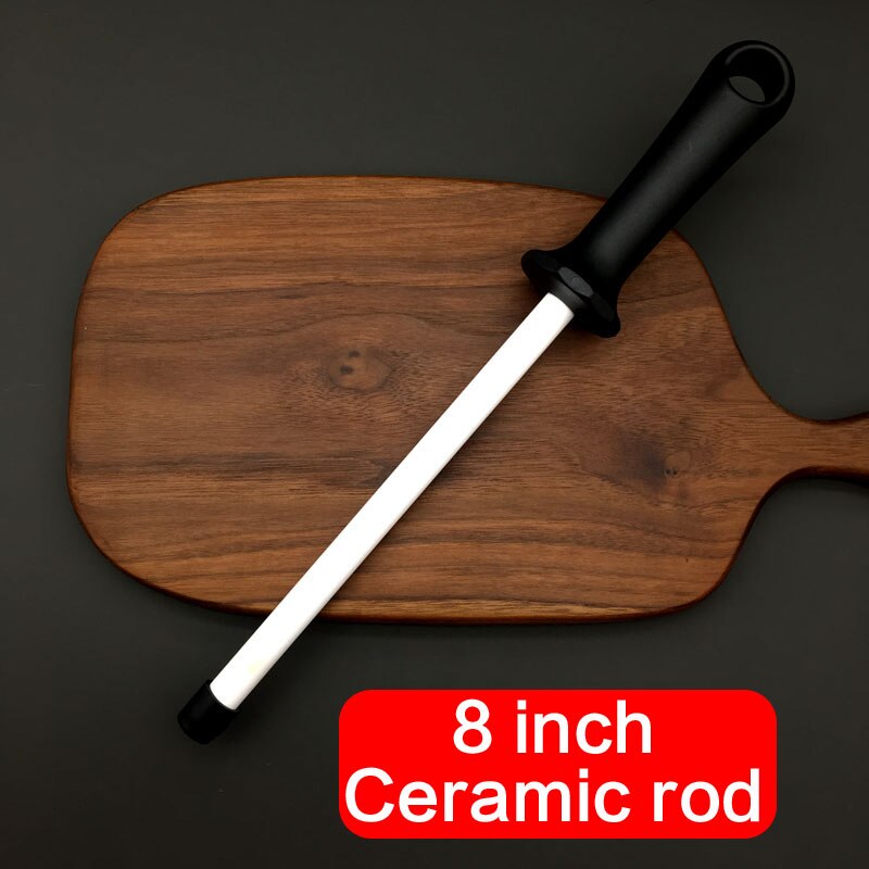 8 Inch ceramic knife sharpening steel sharpening system with ABS handle sharpener chef steel knife kitchen sharpening rod