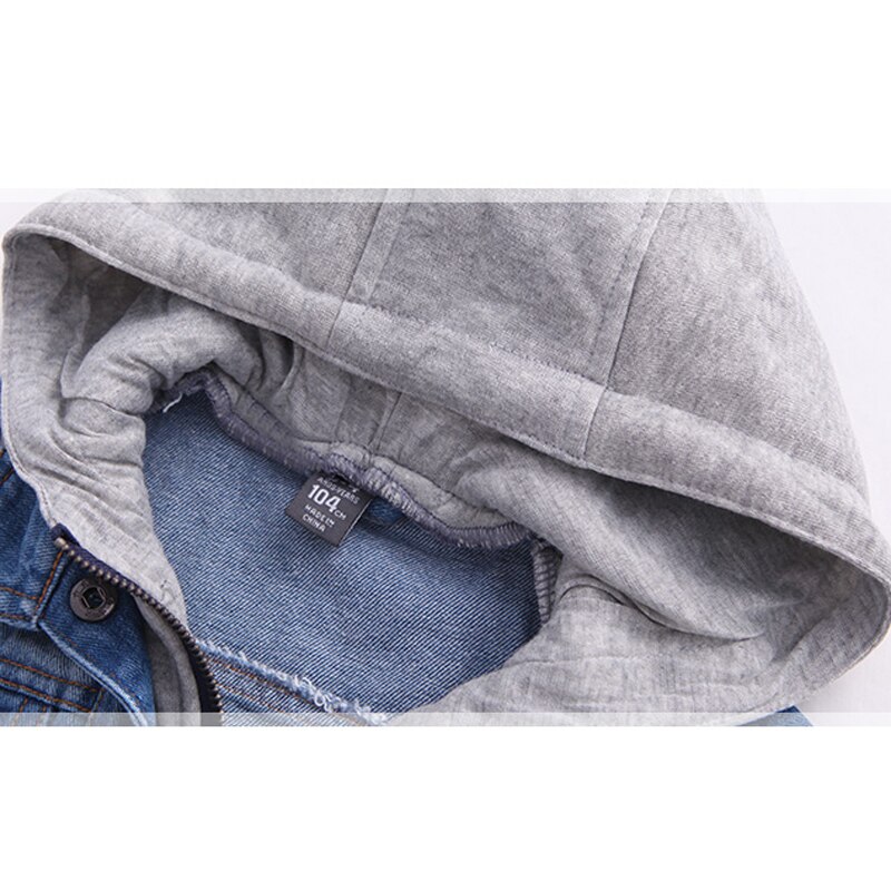 Manteau en Denim pour bébés garçons, veste classique avec fermeture éclair, vêtements pour enfants, printemps-automne, DQ110