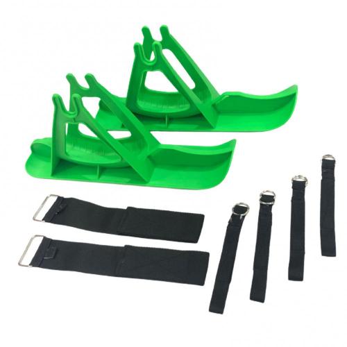 Balance Bike Snow Sledge Board Ski Kids Outdoor Training bicicletta sci Walker: Green