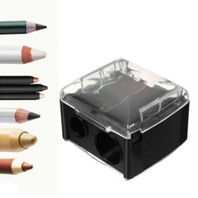 Dual Holes Cosmetic Pencil Sharpener Eyeliner Eyebrow Lip Liner Make Up Tool Eyebrow Trimmer Makeup Pencil Sharpener Portable