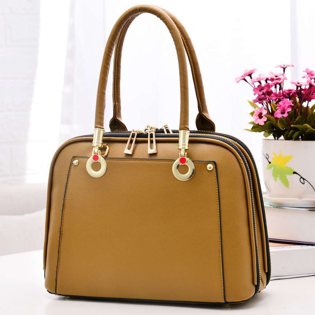 Grote Capaciteit Draagbare Schouder Shell Tas: YELLOW