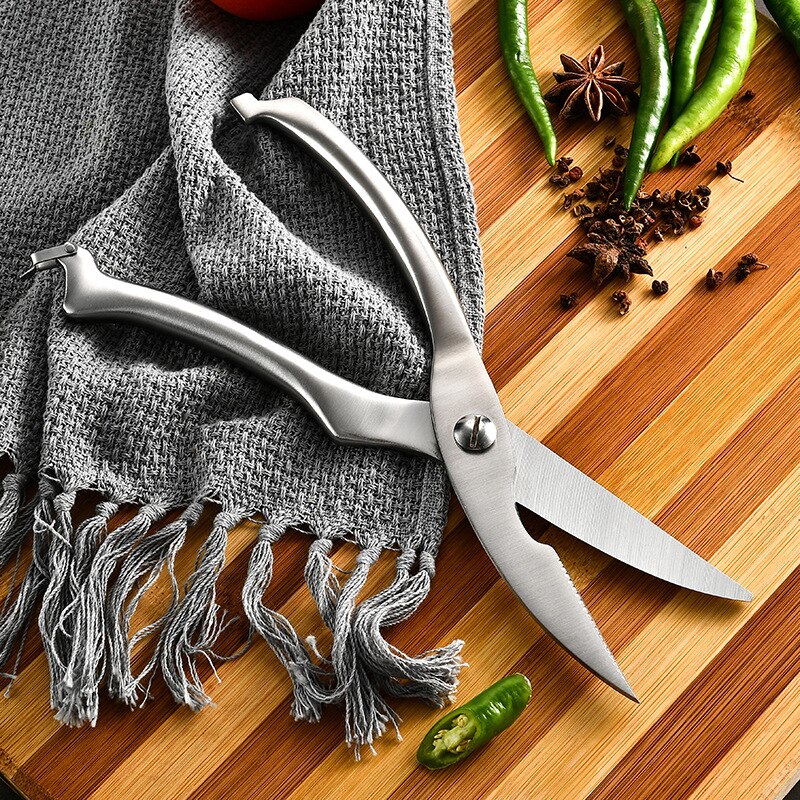 Stainless Steel Kitchen Scissor Chicken Bone Scissor Kitchen Food Vegetable Clip Food Scissors Bone Cut