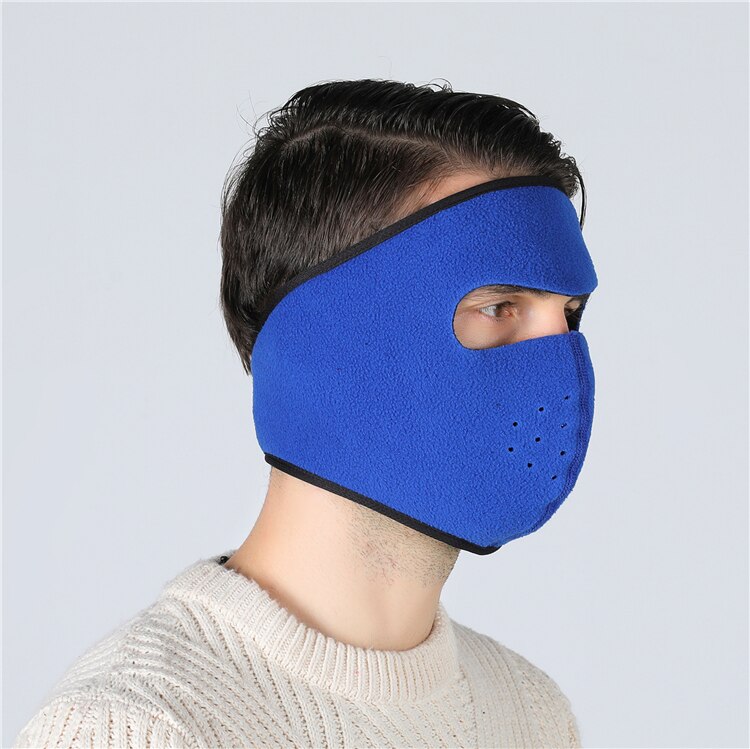 Sally face Dustproof Neoprene Neck Warm Half Face Mask Winter Sport Accessories Windproof Bike Cycling Snowboard Outdoor Masks: Blue